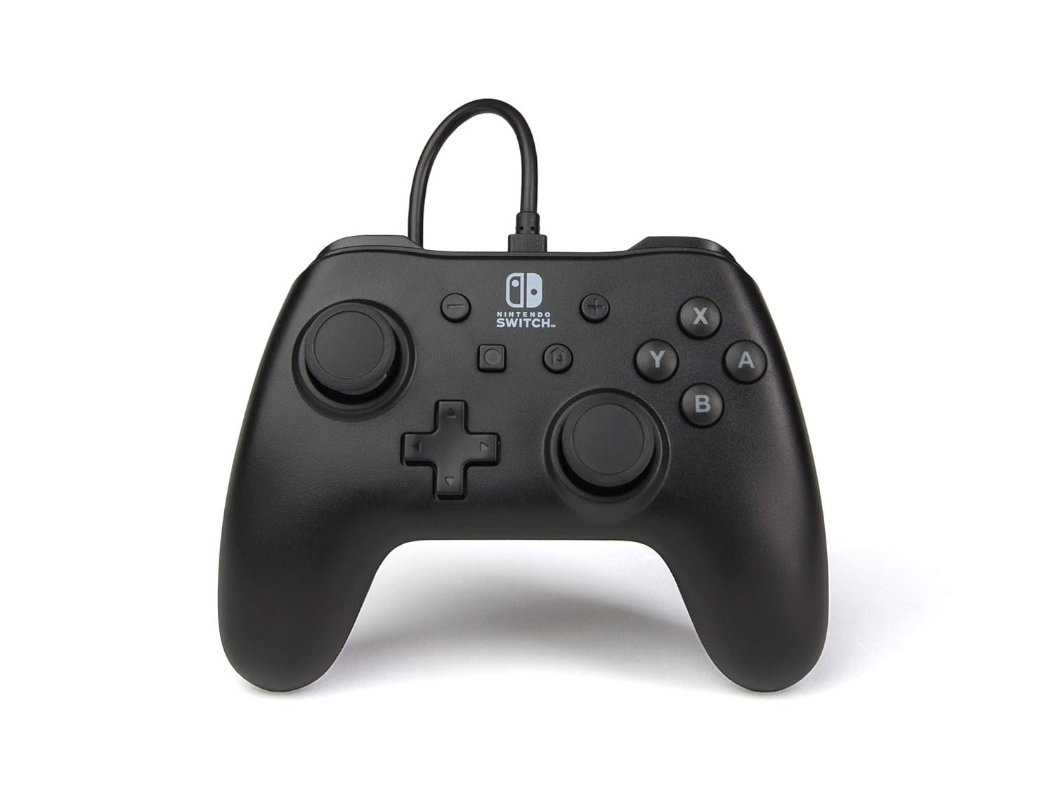 PowerA Nintendo Switch Wired Controller – Black, Detachable 10ft USB Cable, No Battery Required, Officially Licensed By Nintendo