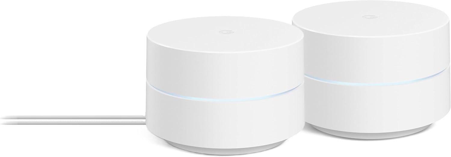 Google WiFi – AC1200 – Mesh WiFi System – WiFi Router – 3000 Sq Ft Coverage – 2 Pack