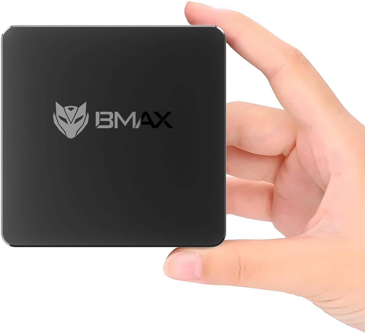 Bmax B1 Mini Micro Computers, Intel N4000 Up to 2.6GHz, 8GB LPDDR4 128GB eMMC (2TB M.2 SSD Expansion Support), HDMI & VGA Dual Display Mini PC with USB 3.0/Wi-Fi 5/BT 4.2 for Students/Home/Office