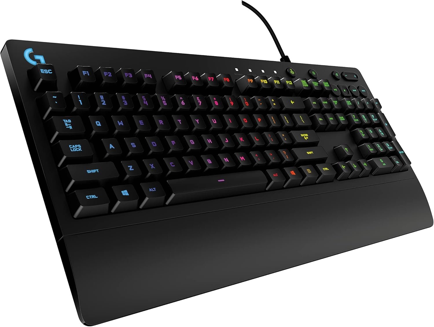 Logitech G213 Prodigy Gaming Keyboard, LIGHTSYNC RGB Backlit Keys – Black