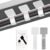 Desk Cable Management, Wire Organizers for Cords – Grey and White 48 PCS Sticky Back Self Adhesive Cable Ties, Hook and Loop Straps for Home or Office Use